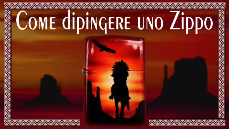 COME AEROGRAFARE MINIATURE, AEROGRAFIA SU ZIPPO SU COMMISSIONE