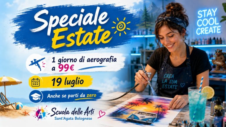 corso principianti Speciale Estate -99 euro, Scuola delle Arti